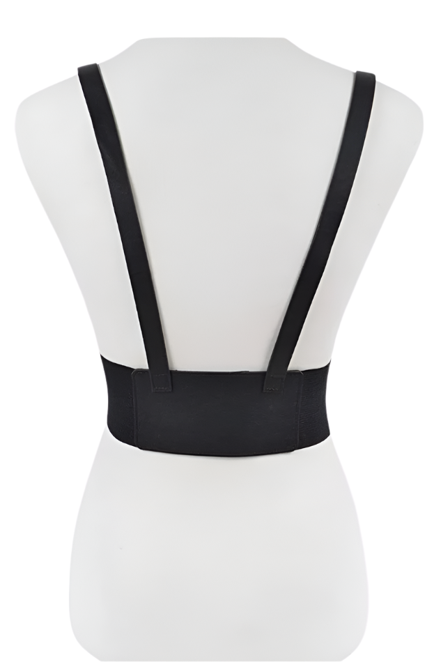 Fiona leather waist bely harness
