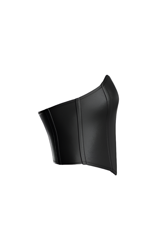 Create an alluring look with our Genuine Leather Bustier Corset Crop Top featuring a lace design in the center front. This corset cinches in your body for a flattering silhouette. Shop now and turn heads!