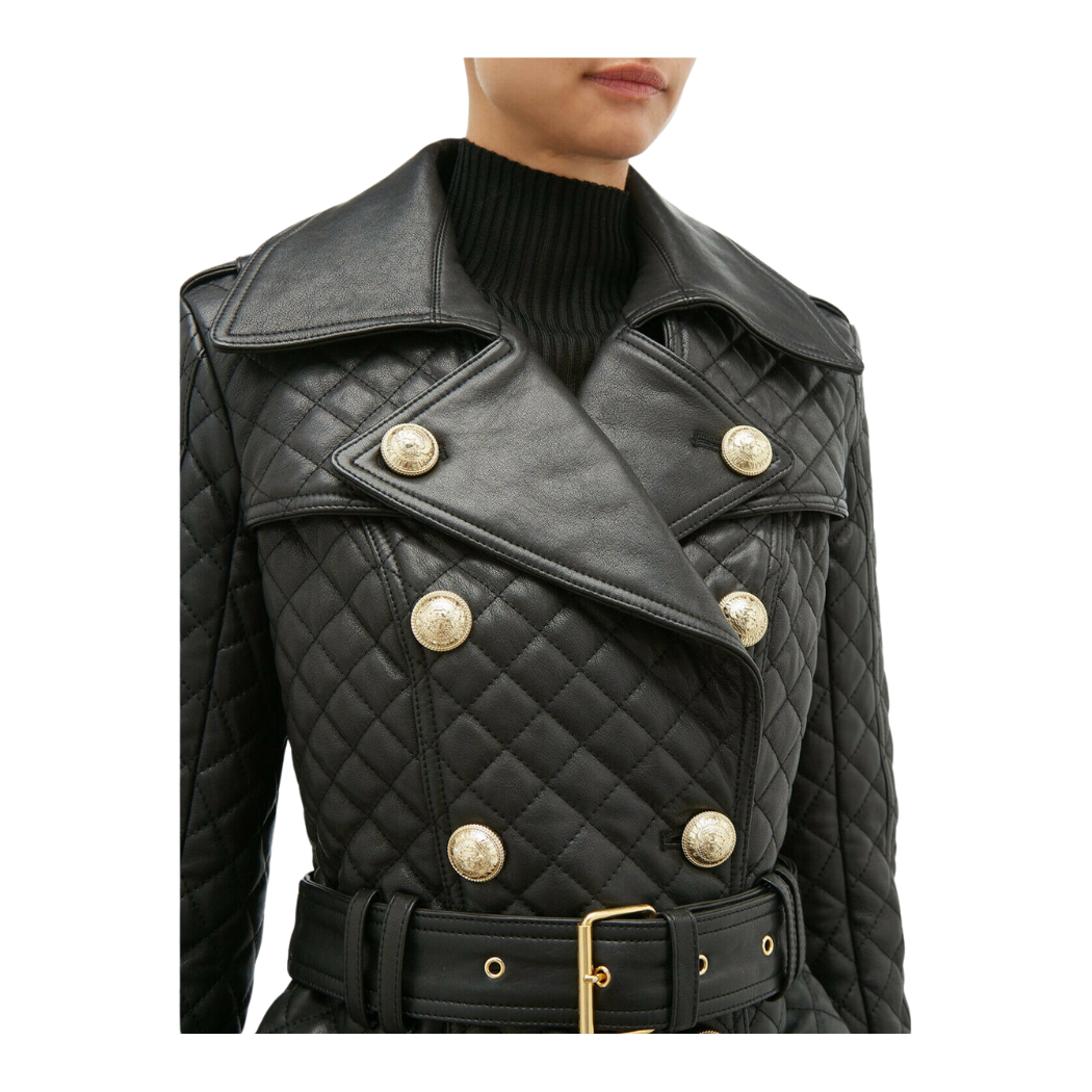 Leather coats women