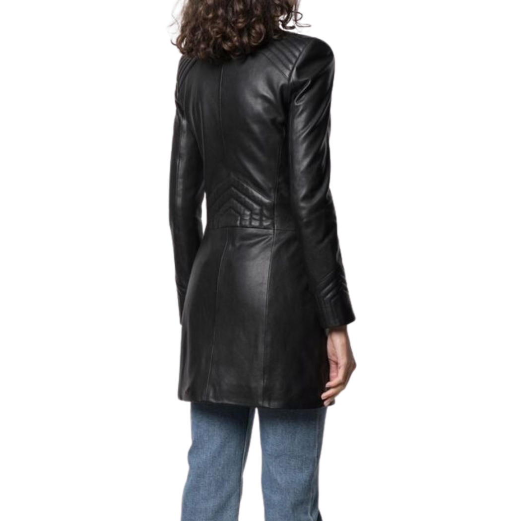 Leather coat Women