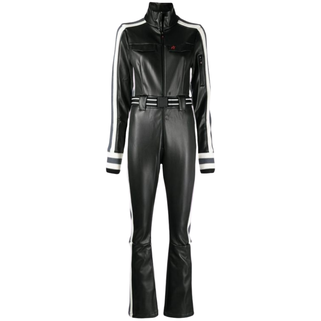 Experience protection and style with our Full Sleeve Leather Biker Jumpsuit. Featuring sporty white details, a convenient zip-up design, and comfortable leather construction, this jumpsuit offers both fashion and function. Shop now! size inclusive jumpsuit we also custom make these jumpsuits for you