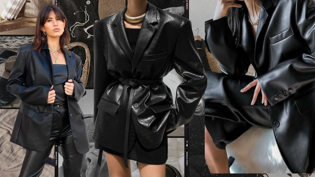 10 Ways to Wear a Leather Blazer for Women