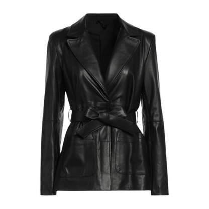 Leather Blazer Women