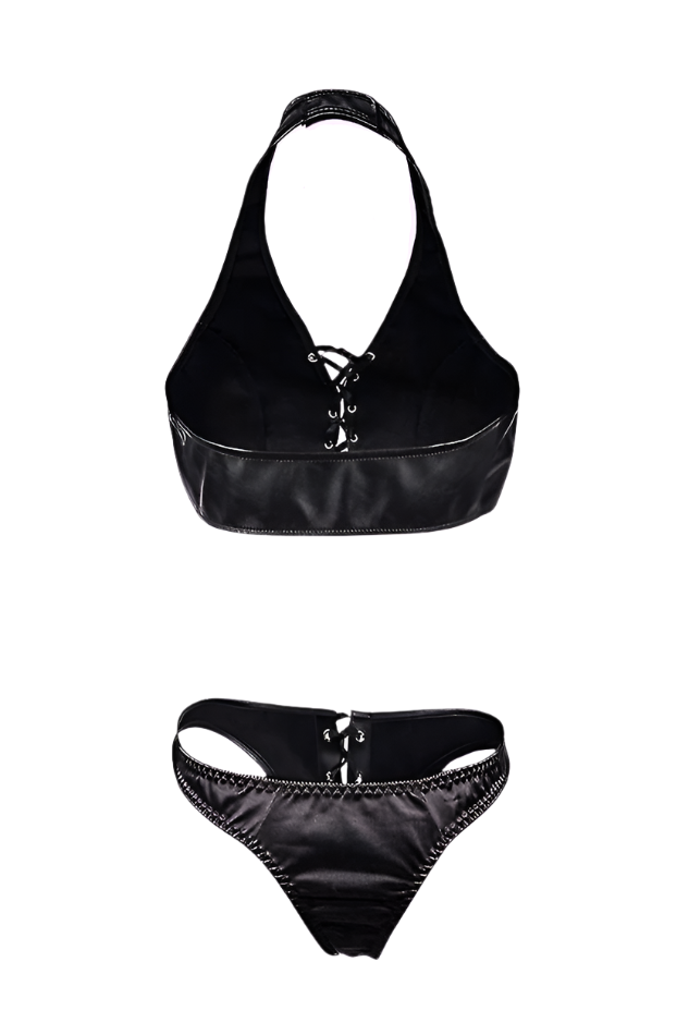 Henrietta lingerie set with halter neck and lace