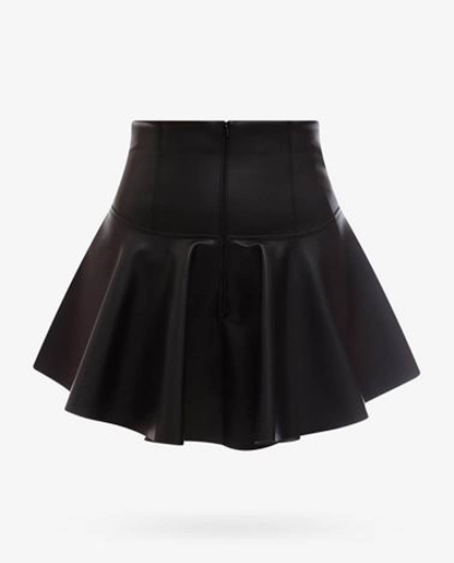 Bella High waisted Ruffle hem mini skirt