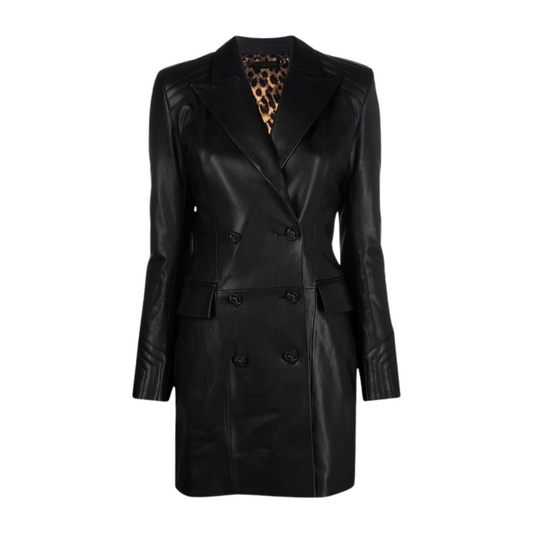 Leather coat Women