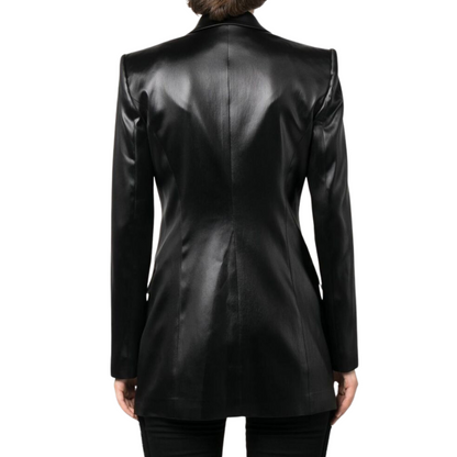 Leather Blazer Women