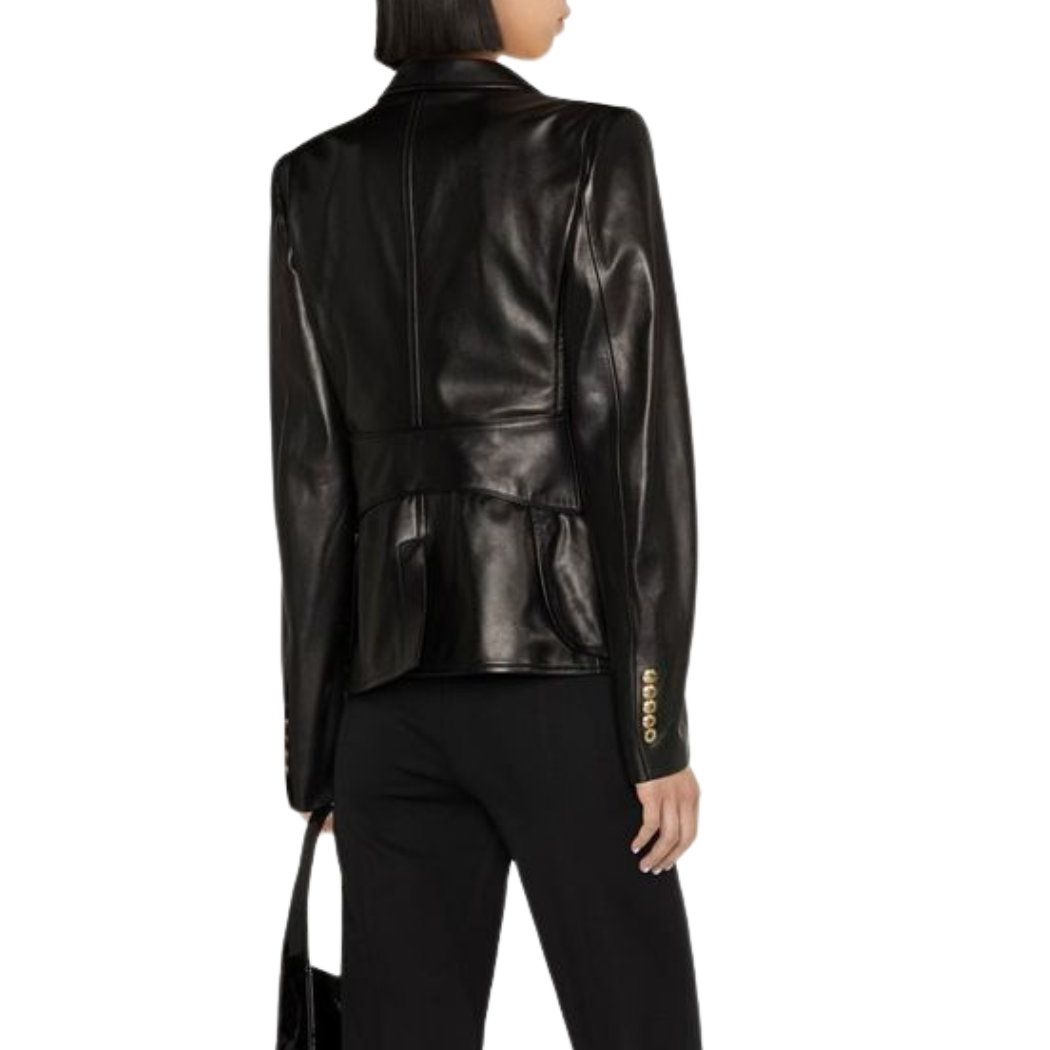 Leather Blazer Women